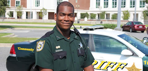 sheriff and car