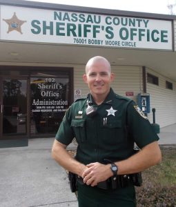 Officer in new uniform