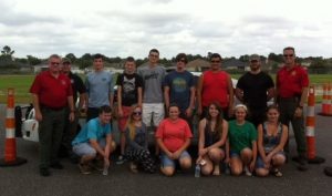Attendants of the NCSO teen driver challenge class