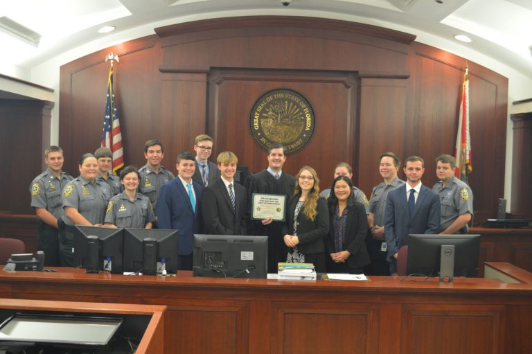 Explorers in teen court