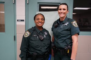 Female officers in jail